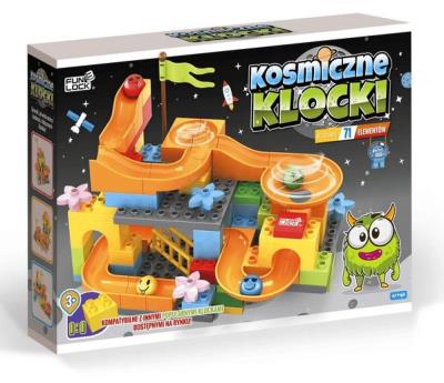 Opakowanie Klocki - Zjeżdżalnia piłeczek 71 el.