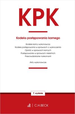 KODEKS POSTĘPOWANIA KARNEGO ORAZ USTAWY TOWARZYSZĄCE WYD. 7. Autor: Opracowanie zbiorowe. SmakLiter.pl Okładka książki KODEKS POSTĘPOWANIA KARNEGO ORAZ USTAWY TOWARZYSZĄCE WYD. 7