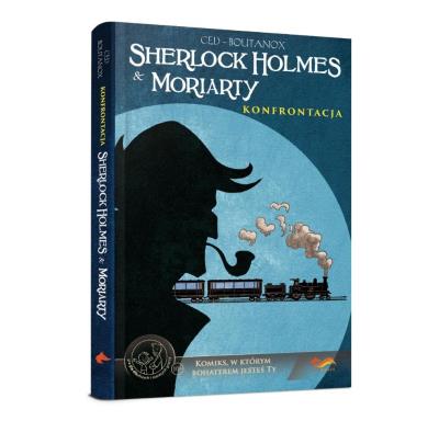 Komiksy paragrafowe Sherlock Holmes & Moriarty. Autor: Opracowanie zbiorowe. SmakLiter.pl Okładka książki Komiksy paragrafowe Sherlock Holmes & Moriarty