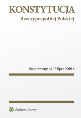 Okładka książki Konstytucja Rzeczypospolitej Polskiej