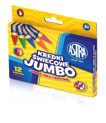 Opakowanie Kredki świecowe Jumbo 12 kolorów