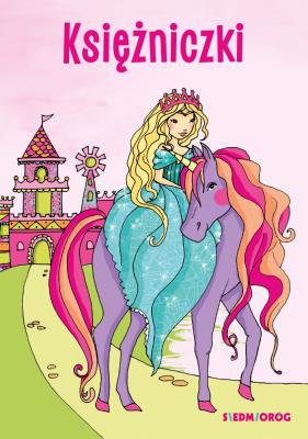 Księżniczki - kolorowanka edukacyjna. Autor: Tamara Michałowska (oprac.). SmakLiter.pl Okładka książki Księżniczki - kolorowanka edukacyjna