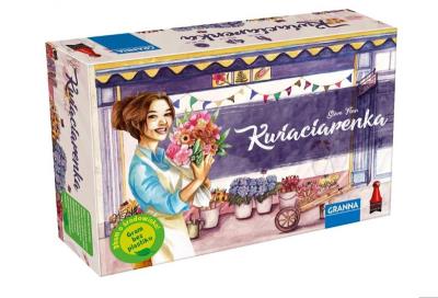 Kwiaciarenka. Wydawca: Granna. SmakLiter.pl Opakowanie Kwiaciarenka