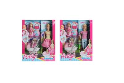 Opakowanie Lalka 30cm z dzieckiem i wózkiem mix 2 wzory