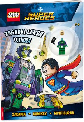Lego DC. Super Heroes .Zagadki Leksa Luthora. Autor: Opracowanie zbiorowe. SmakLiter.pl Okładka książki Lego DC. Super Heroes .Zagadki Leksa Luthora