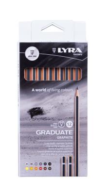 Lyra graduate graphite 24 sztuk. Autor: .Lyra. SmakLiter.pl Okładka książki Lyra graduate graphite 24 sztuk