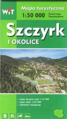 Mapa turystyczna - Szczyrk i okolice WIT. Autor:   Praca zbiorowa. SmakLiter.pl Okładka książki Mapa turystyczna - Szczyrk i okolice WIT