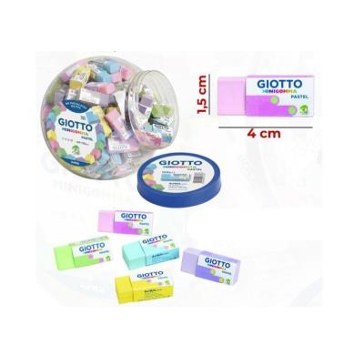 Opakowanie Mini gumki do mazania Pastel (120szt) GIOTTO