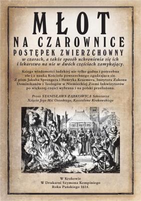 MŁOT NA CZAROWNICE. Autor: JACOB SPENGRER, HEINRICH KRAMER. SmakLiter.pl Okładka książki MŁOT NA CZAROWNICE