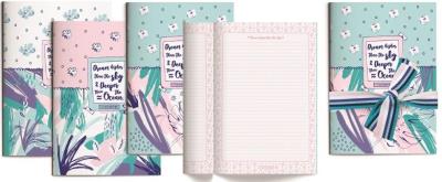 Opakowanie MN Foliage Notatnik ozdobny A5/40 stron 3szt