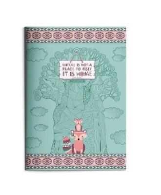 Opakowanie MN Green Forest Zeszyt A4/40 stron kratka