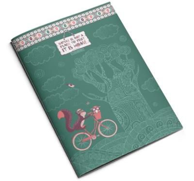 Opakowanie MN Green Forest Zeszyt A5/40 stron kratka