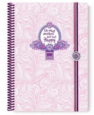 Opakowanie MN Purple&Pale Kołonotatnik A4/80 stron linia