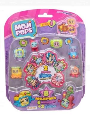 Opakowanie MojiPops figurki 6 + 2 glitter