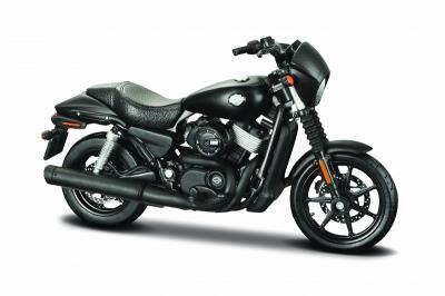 Opakowanie MOTOCYKL 2015 STREET 750 CZARNY  SKALA 1:18