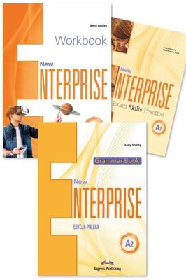 Okładka książki New Enterprise A2 WB Practice Pack+ DigiBooks