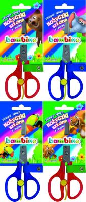 Opakowanie Nożyczki szkolne z odbojnikiem mini zoo 12 sztuk