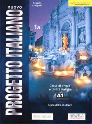 Nuovo Progetto Italiano 1A podręcznik. Autor: T. Marin, S. Magnelli. SmakLiter.pl Okładka książki Nuovo Progetto Italiano 1A podręcznik