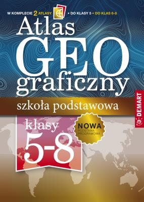 Pakiet: Atlas geog. Szkoła podstawowa 5 -8 klasa. Autor: Opracowanie zbiorowe. SmakLiter.pl Okładka książki Pakiet: Atlas geog. Szkoła podstawowa 5 -8 klasa