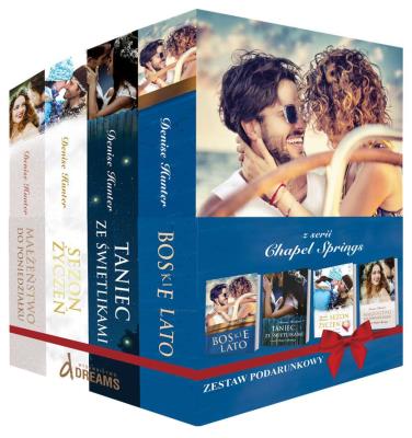 Pakiet: Chapel Springs T.1-4. Autor: Hunter Denise. SmakLiter.pl Okładka książki Pakiet: Chapel Springs T.1-4