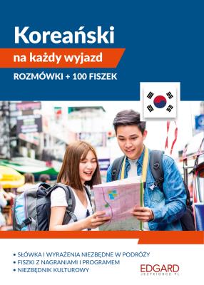 Okładka książki PAKIET KOREAŃSKI NA KAŻDY WYJAZD ROZMÓWKI / 100 FISZEK