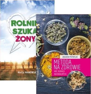 Pakiet: Metoda na zdrowie/Rolnik Szuka Żony. Autor: Przybylak Zbigniew. SmakLiter.pl Okładka książki Pakiet: Metoda na zdrowie/Rolnik Szuka Żony