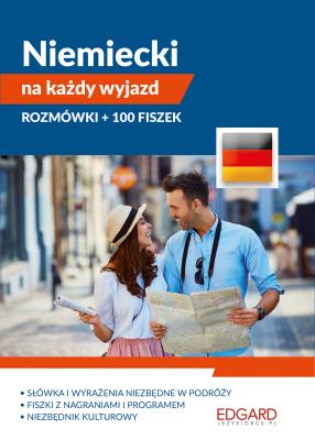 PAKIET NIEMIECKI NA KAŻDY WYJAZD ROZMÓWKI / 100 FISZEK. Autor: Opracowanie zbiorowe. SmakLiter.pl Okładka książki PAKIET NIEMIECKI NA KAŻDY WYJAZD ROZMÓWKI / 100 FISZEK