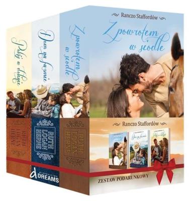 PAKIET RANCZO STAFFORDÓW TOM 1-3. Autor: RUTH LOGAN HERNE. SmakLiter.pl Okładka książki PAKIET RANCZO STAFFORDÓW TOM 1-3
