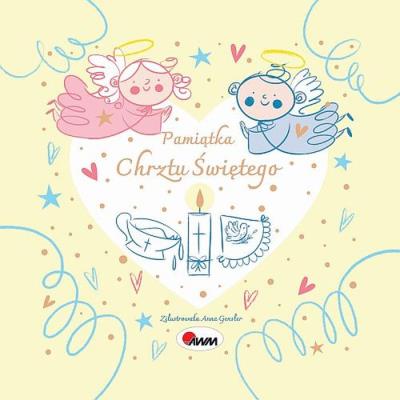 PAMIĄTKA CHRZTU ŚWIĘTEGO. Autor: Gensler Anna. SmakLiter.pl Okładka książki PAMIĄTKA CHRZTU ŚWIĘTEGO