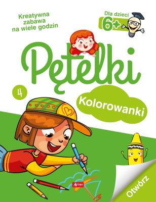 Okładka książki Pętelki. Kolorowanki
