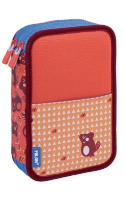 Opakowanie Piórnik 2 poz. z wyprawką Net&Lit róż MILAN