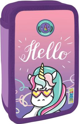Opakowanie Piórnik dwusuwakowy z wyposażeniem UNICORN