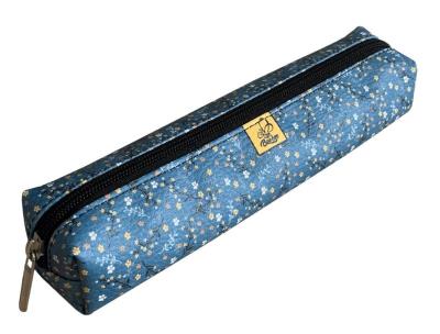 Opakowanie Piórnik jamnik ekoskóra Kwiatki fashion PJ-25