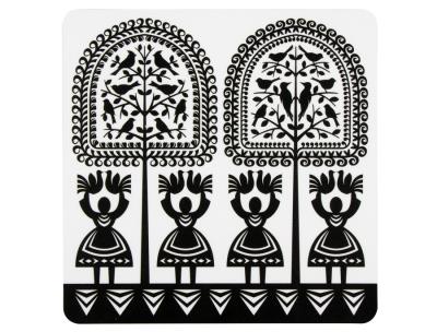 Opakowanie Podkładka pod mysz - kurpiowska kwadrat FOLKSTAR