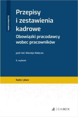 Przepisy i zestawienia kadrowe. Autor: Nałęcz Maciej. SmakLiter.pl Okładka książki Przepisy i zestawienia kadrowe