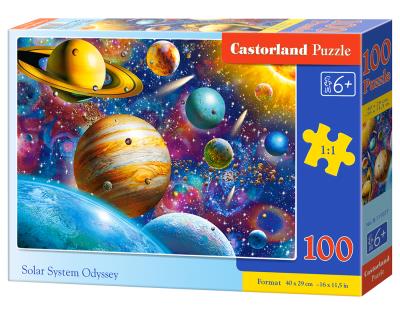 Puzzle 100 Solar System Odyssey CASTOR. Wydawca: Castorland. SmakLiter.pl Opakowanie Puzzle 100 Solar System Odyssey CASTOR