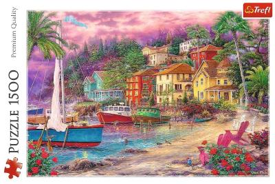 Opakowanie Puzzle 1500 Na złotych brzegach TREFL