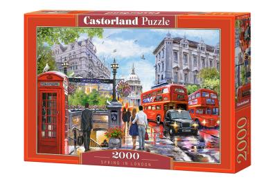Opakowanie Puzzle 2000 Spring in London CASTOR