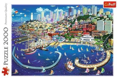 Puzzle 2000 Zatoka San Francisco TREFL. Wydawca: Trefl. SmakLiter.pl Opakowanie Puzzle 2000 Zatoka San Francisco TREFL