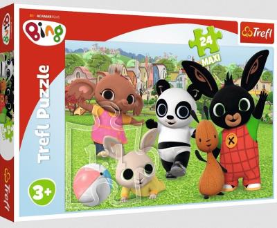 Opakowanie Puzzle 24 maxi Zabawa w parku TREFL