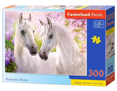 Puzzle 300 Romantic Horses CASTOR. Wydawca: Castorland. SmakLiter.pl Opakowanie Puzzle 300 Romantic Horses CASTOR