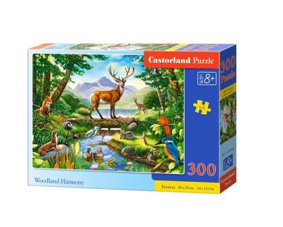 Puzzle 300 Woodland Harmony CASTOR. Wydawca: Castorland. SmakLiter.pl Opakowanie Puzzle 300 Woodland Harmony CASTOR