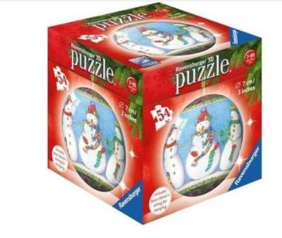 Opakowanie Puzzle 3D Święta - Bałwany