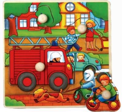 Opakowanie Puzzle drewniane pinezki Straż Pożarna