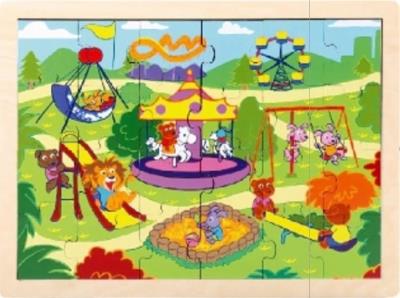 Opakowanie Puzzle drewniane Plac zabaw