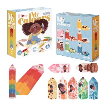 Opakowanie PUZZLE KOCHAM MOJE KOLORY LONDJI