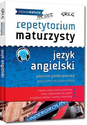 Repetytorium maturzysty - j. angielski w.2015 GREG. Autor: Dorota Ciężkowska-Gajda, Daniela MacIsaac. SmakLiter.pl Okładka książki Repetytorium maturzysty - j. angielski w.2015 GREG