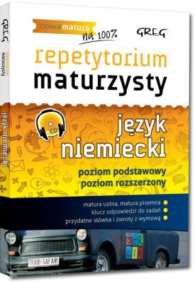 Repetytorium maturzysty - j. niemiecki w.2015 GREG. Autor: Srzednicka Joanna, Golis Adrian, Golis Kamil. SmakLiter.pl Okładka książki Repetytorium maturzysty - j. niemiecki w.2015 GREG