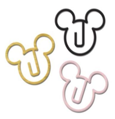 Opakowanie Spinacze do papieru - Myszka Miki (8szt.)