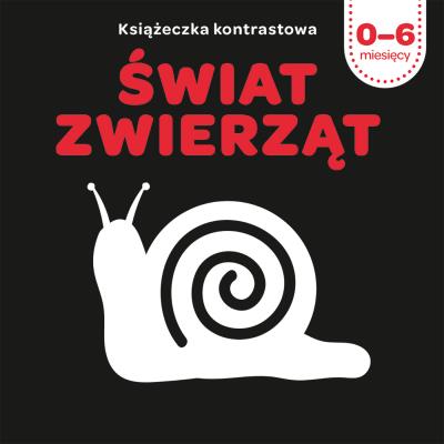 Okładka książki ŚWIAT ZWIERZĄT HARMONIJKA KSIĄŻECZKI KONTRASTOWE